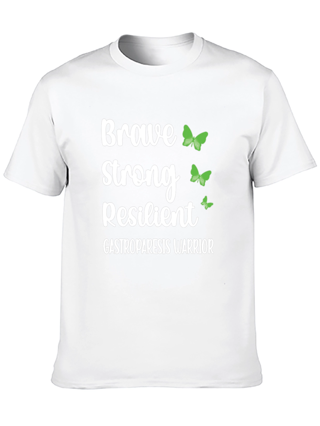 Camiseta Gastroparesia Guerrero Fuerte y Valiente