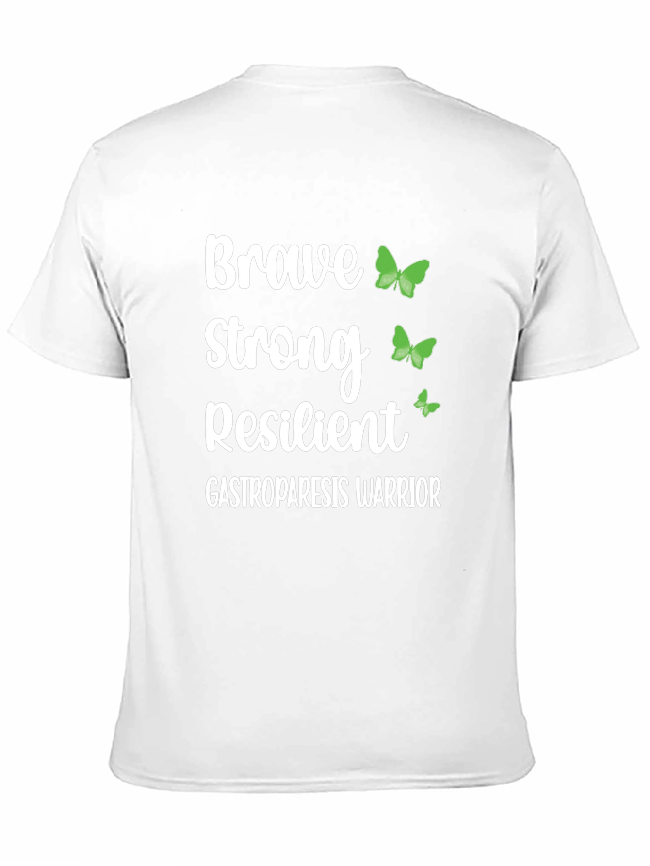Camiseta Gastroparesia Guerrero Fuerte y Valiente
