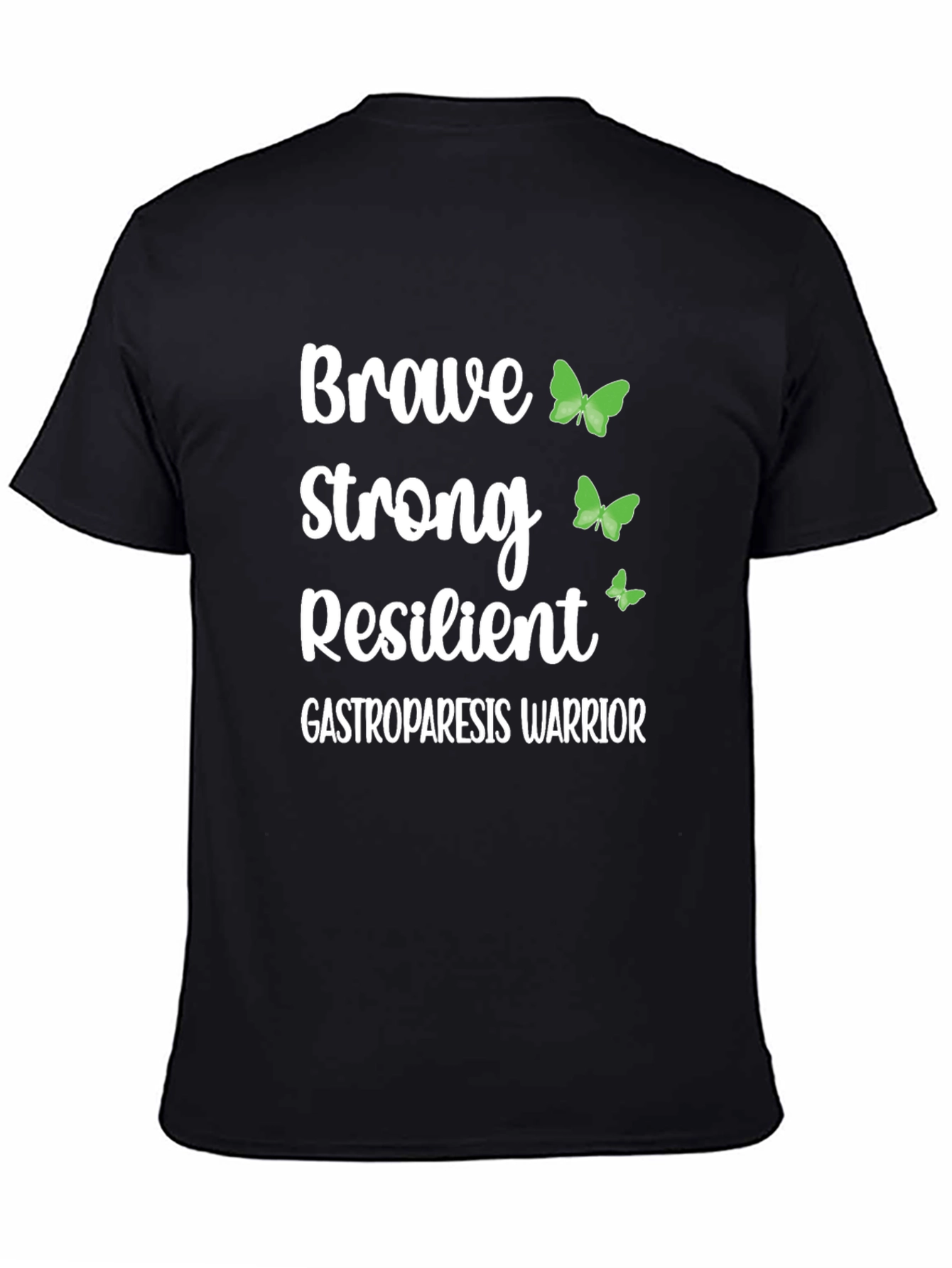 Camiseta Gastroparesia Guerrero Fuerte y Valiente