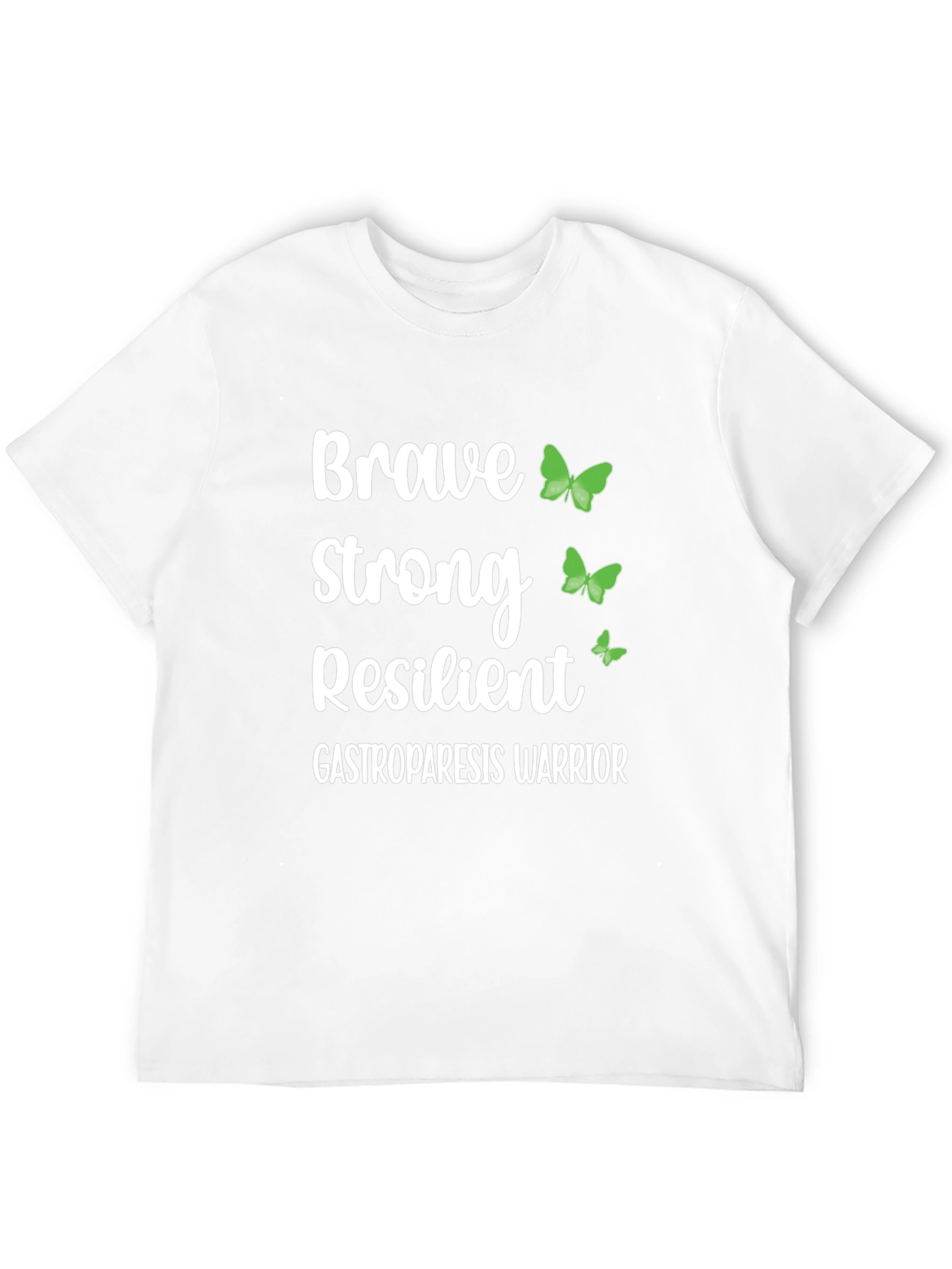 Camiseta Gastroparesia Guerrero Fuerte y Valiente