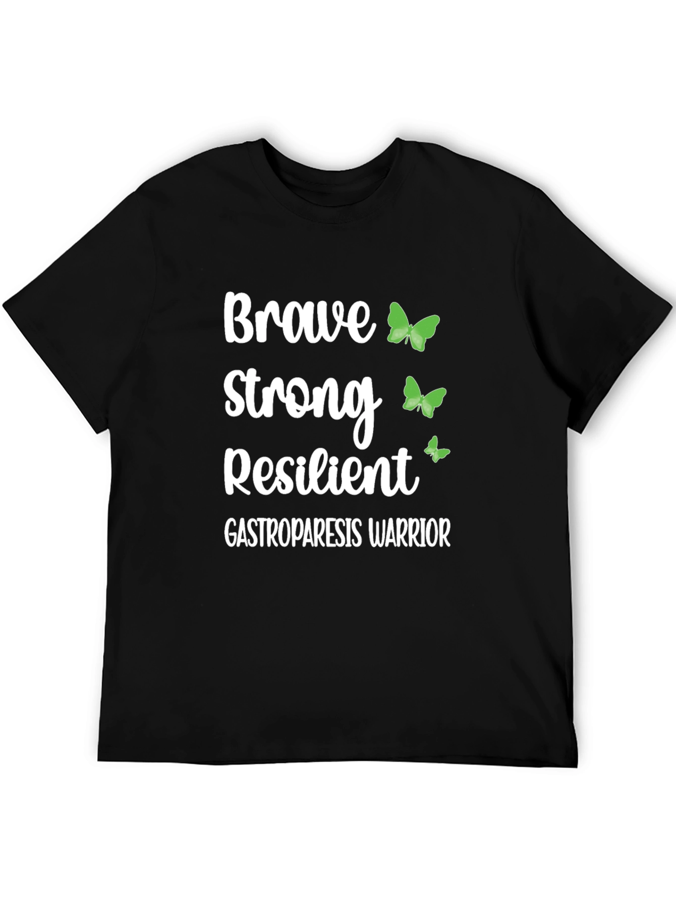 Camiseta Gastroparesia Guerrero Fuerte y Valiente