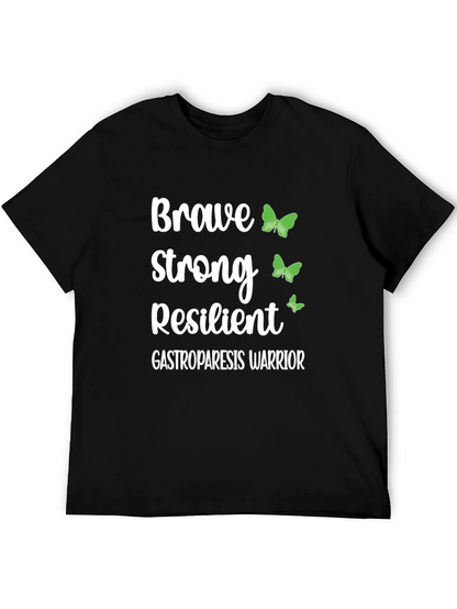 Camiseta Gastroparesia Guerrero Fuerte y Valiente
