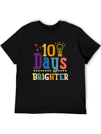Camiseta Negra 10 Días Más Brillantes