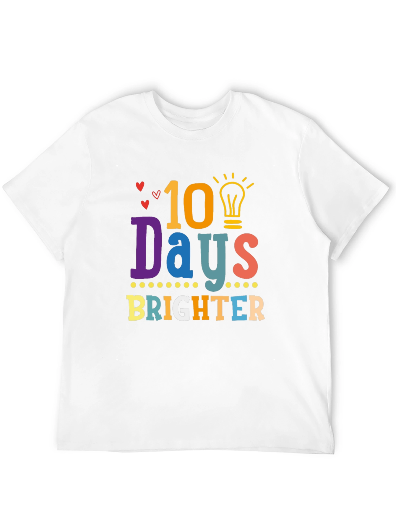 Camiseta Negra 10 Días Más Brillantes