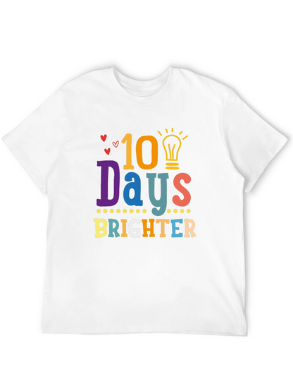 Camiseta Negra 10 Días Más Brillantes