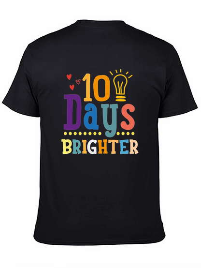Camiseta Negra 10 Días Más Brillantes