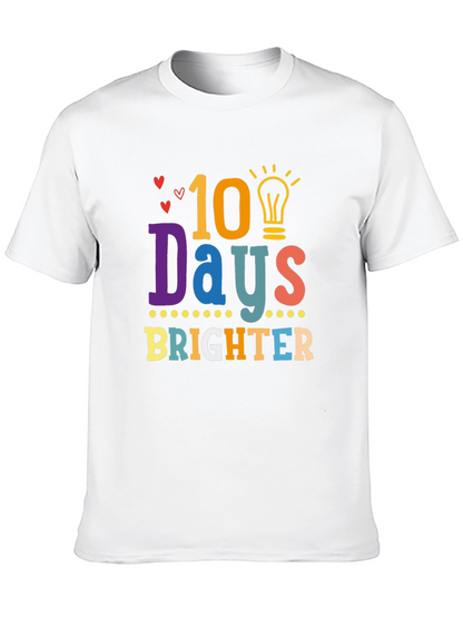Camiseta Negra 10 Días Más Brillantes