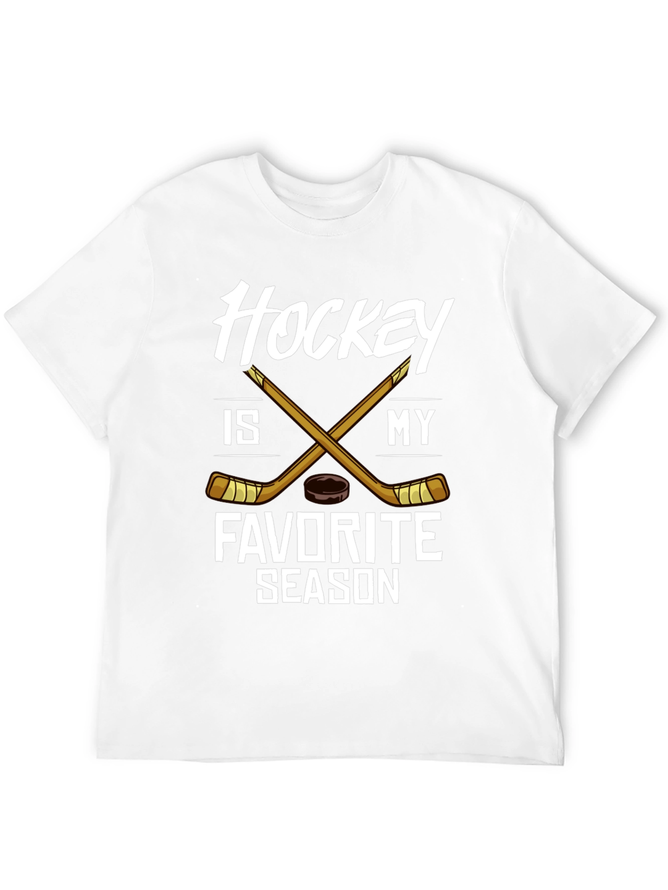 Camiseta Negra Hockey is My Favorite Season