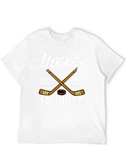 Camiseta Negra Hockey is My Favorite Season