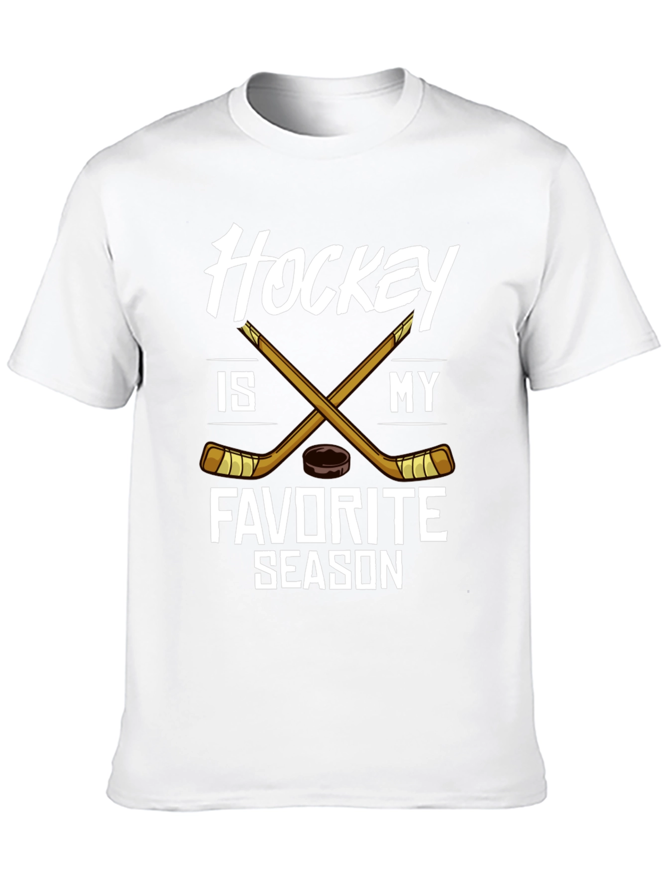 Camiseta Negra Hockey is My Favorite Season