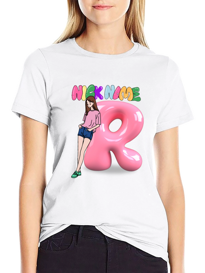 Camiseta Negra Personalizada con Nombre y Diseño Divertido