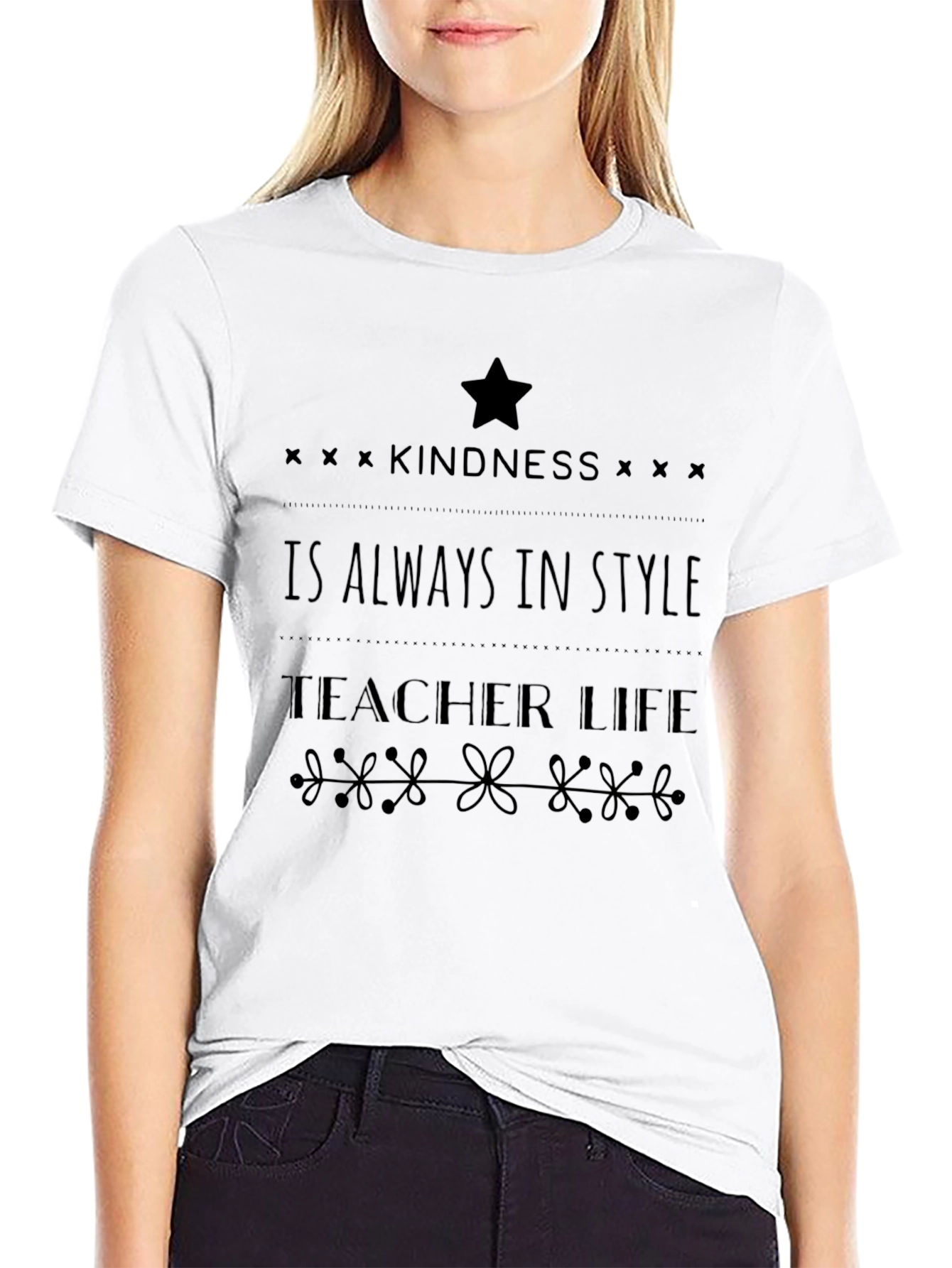 Camiseta Negra Kindness is Always in Style