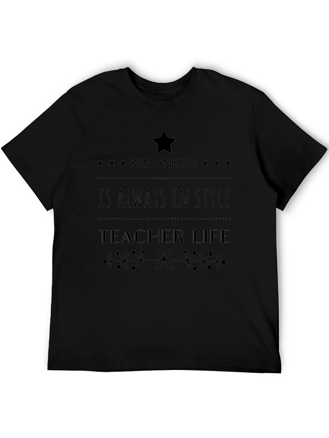 Camiseta Negra Kindness is Always in Style