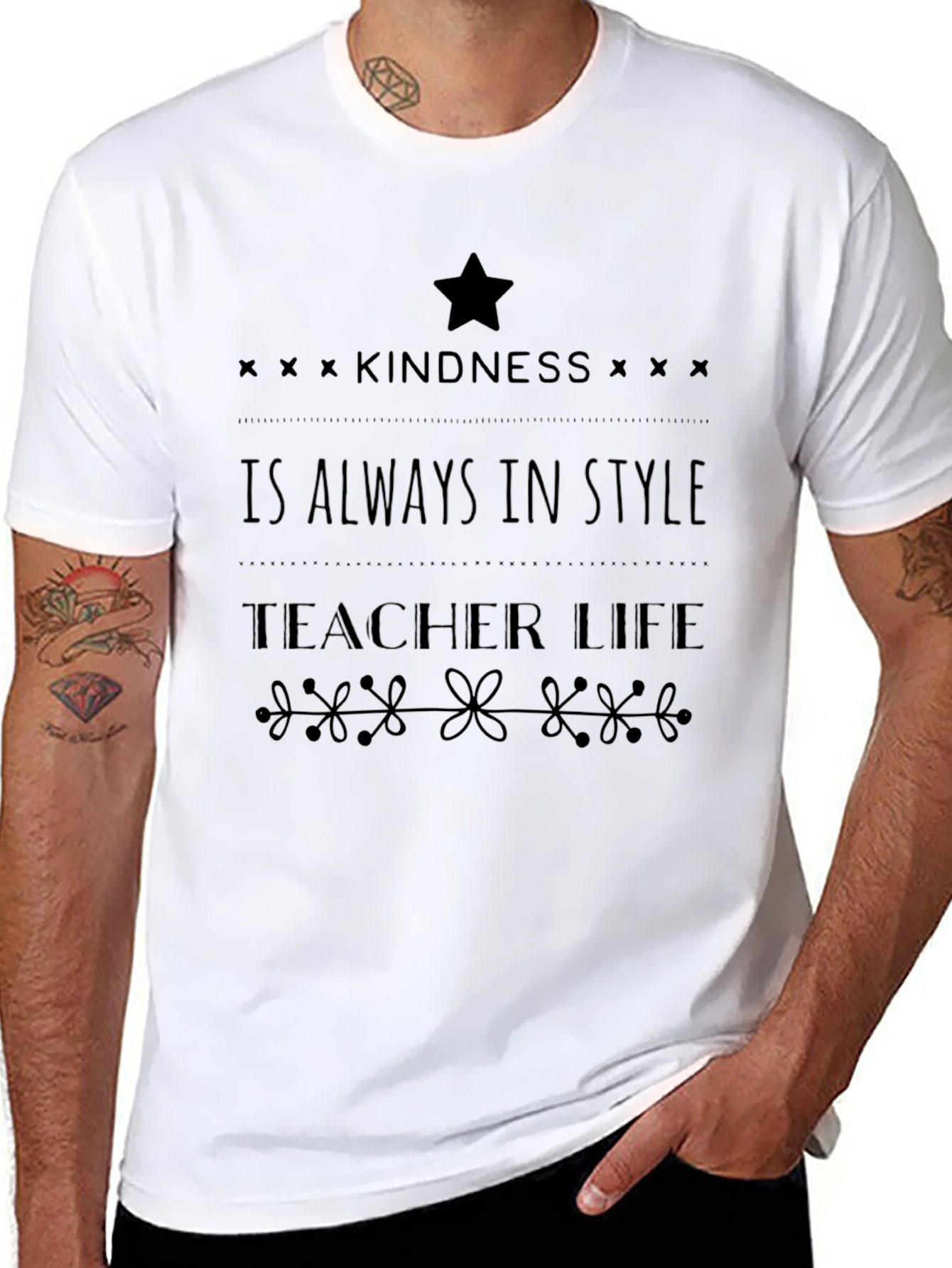 Camiseta Negra Kindness is Always in Style