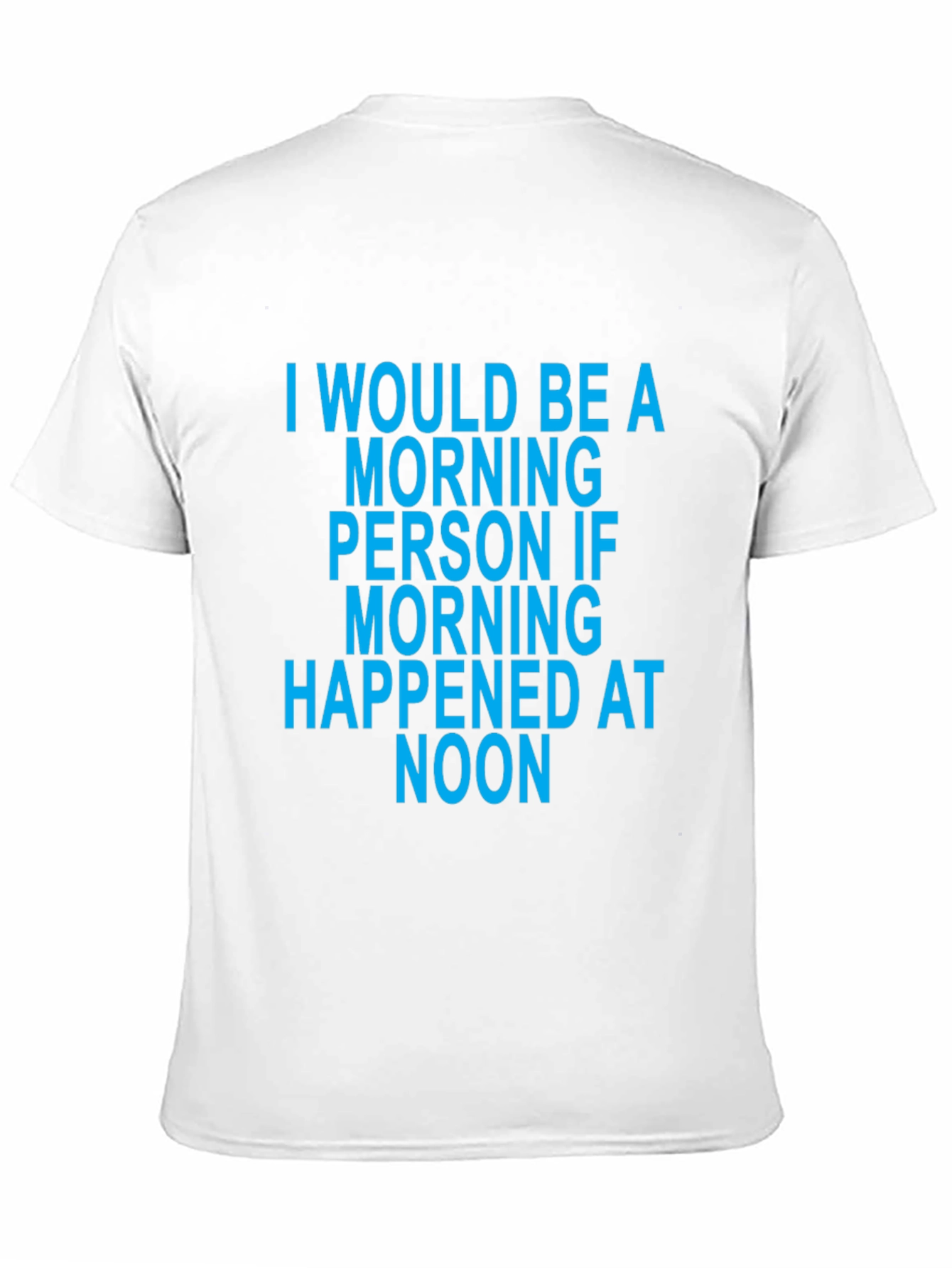 Camiseta Negra Divertida - Frase Mañanera