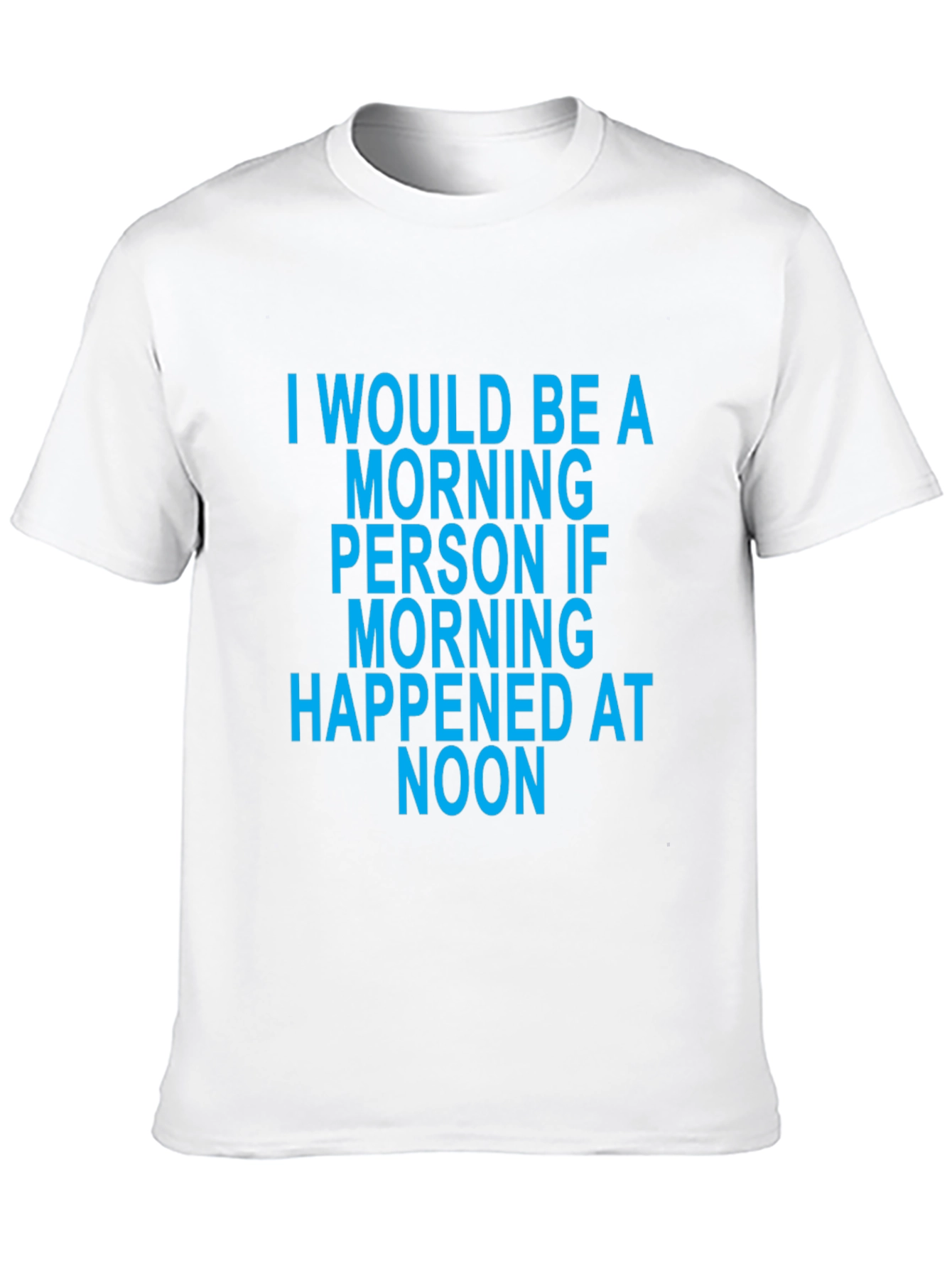 Camiseta Negra Divertida - Frase Mañanera