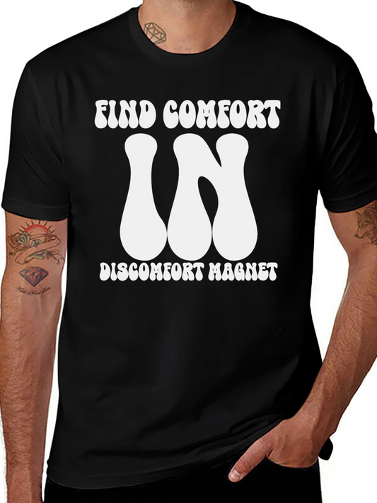 Camiseta Negra Discomfort Magnet