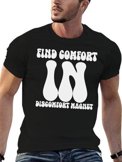 Camiseta Negra Discomfort Magnet