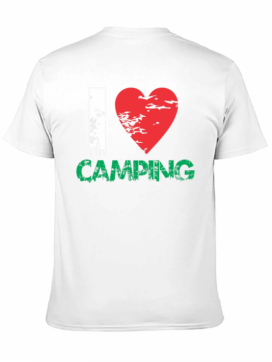 Camiseta Negra I ❤️ Camping