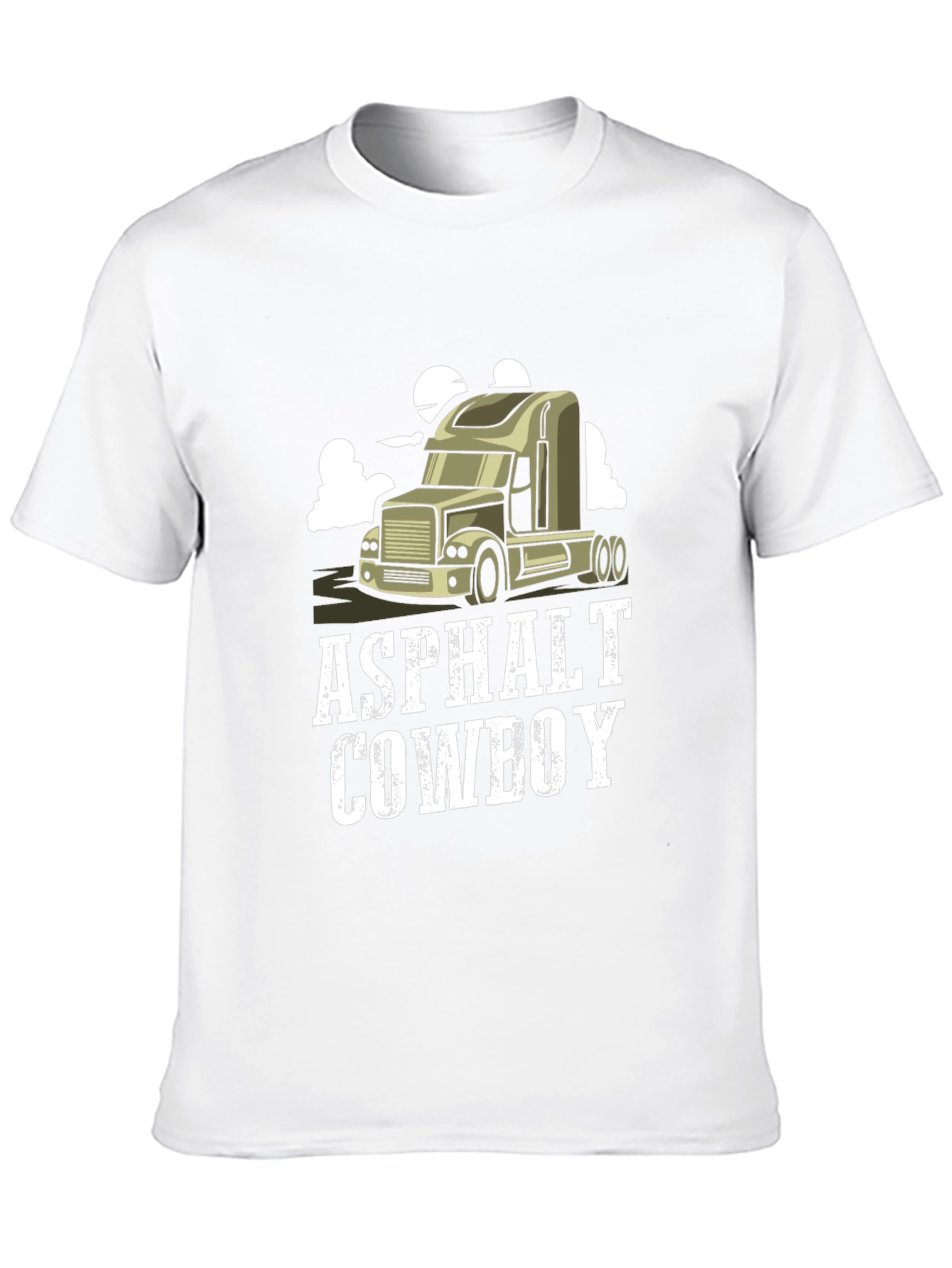 Camiseta Negra Asphalt Cowboy para Hombre