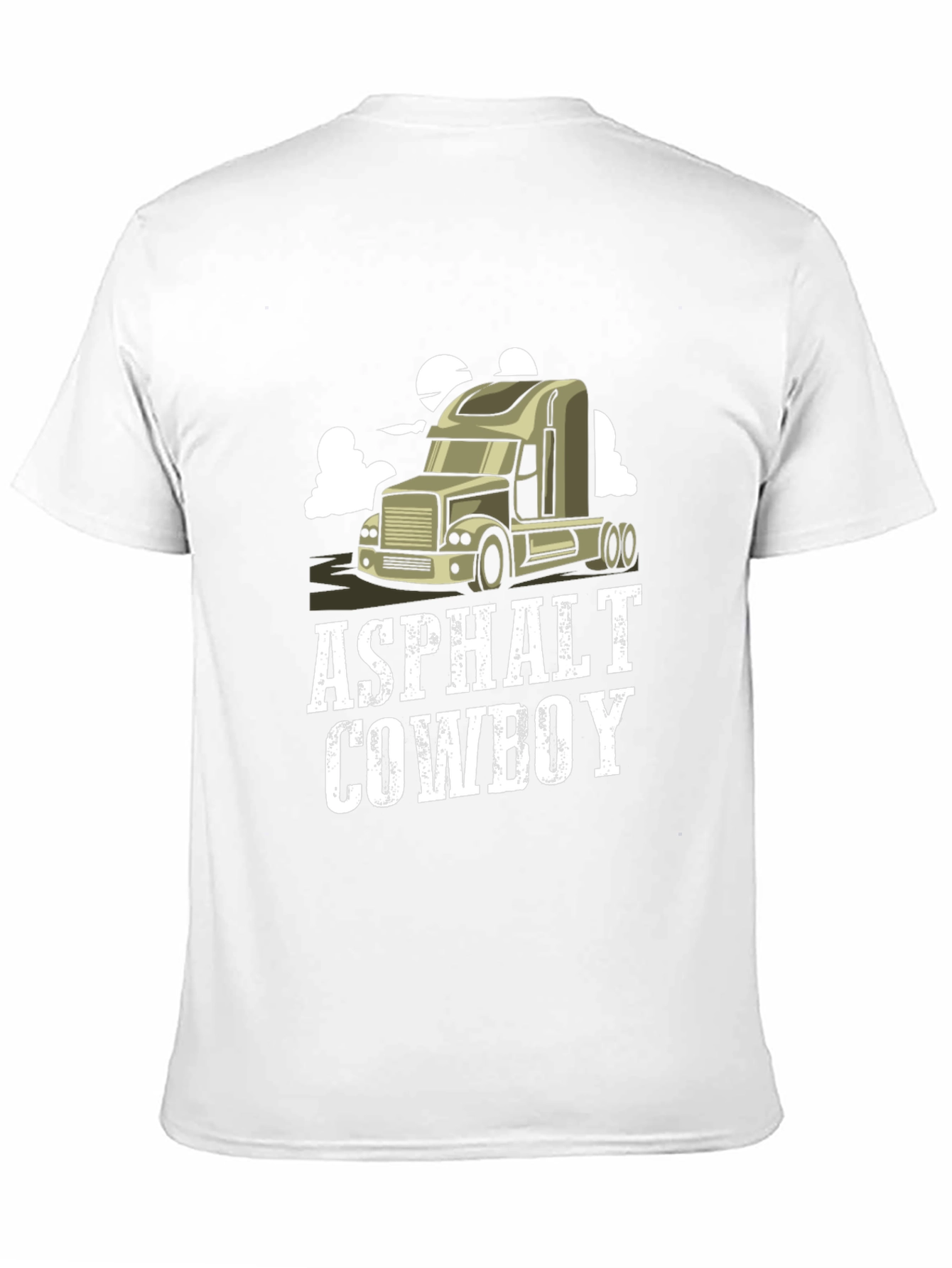Camiseta Negra Asphalt Cowboy para Hombre