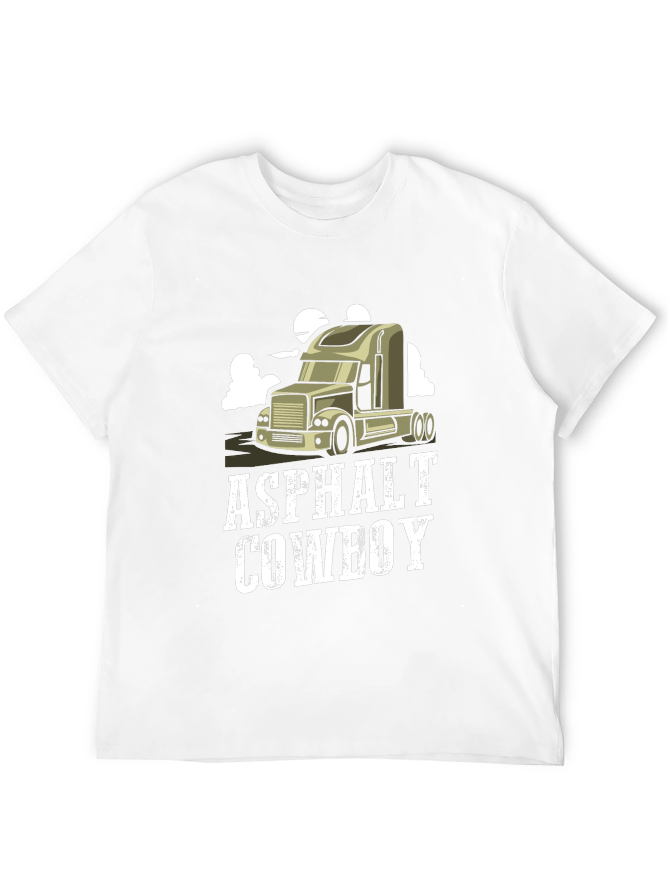 Camiseta Negra Asphalt Cowboy para Hombre