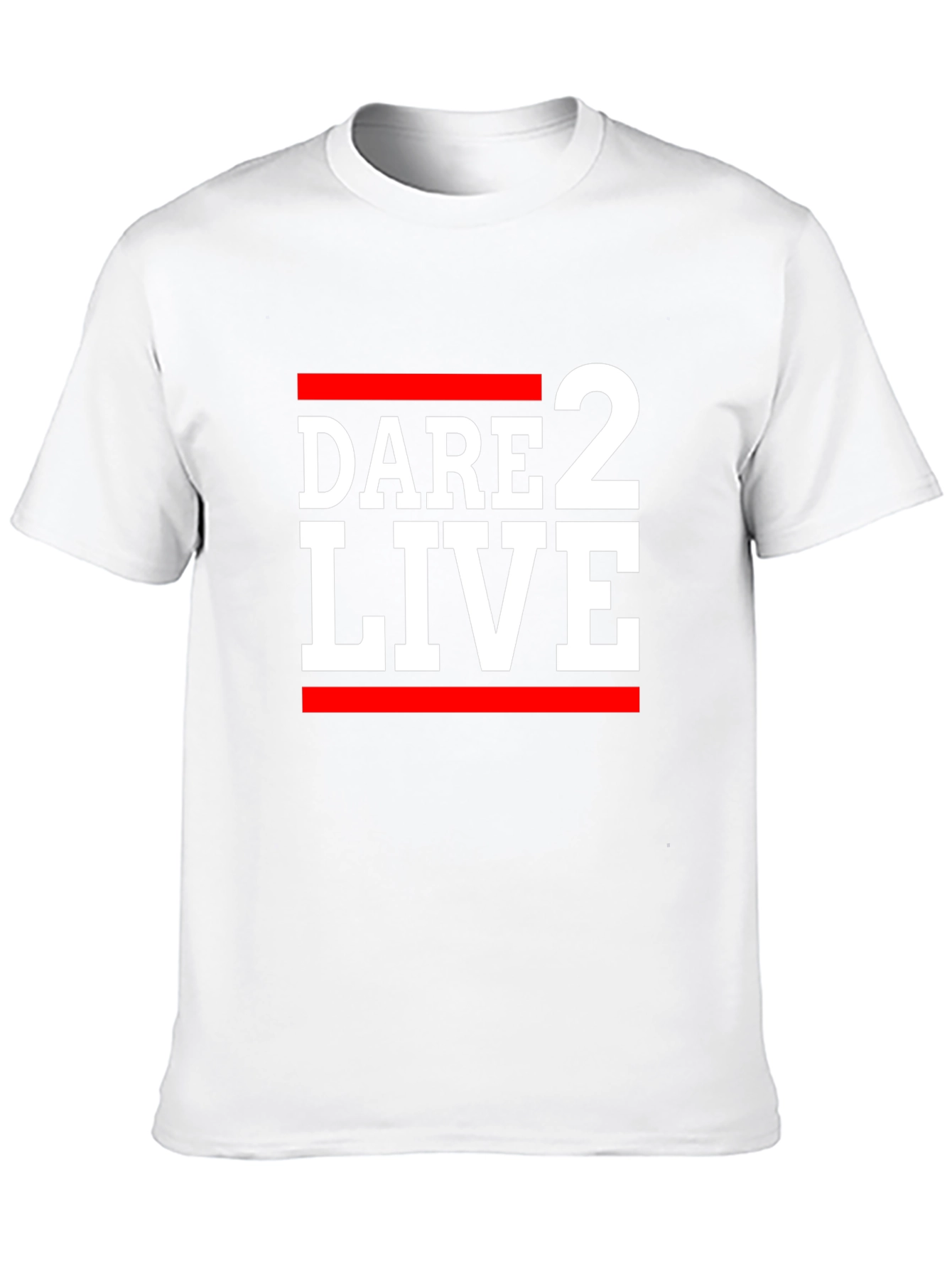 Camiseta Negra Dare 2 Live con Estilo
