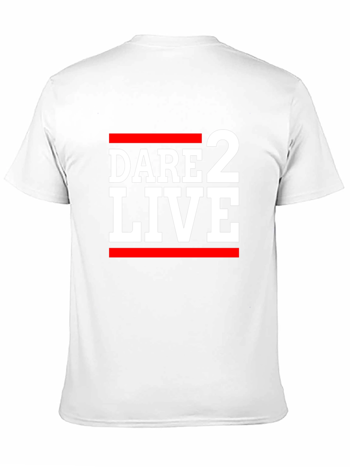 Camiseta Negra Dare 2 Live con Estilo