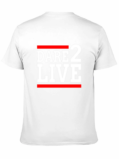 Camiseta Negra Dare 2 Live con Estilo