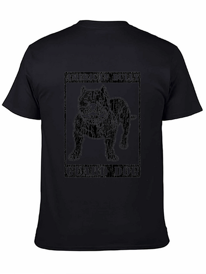 Camiseta Negra American Bully Guard Dog