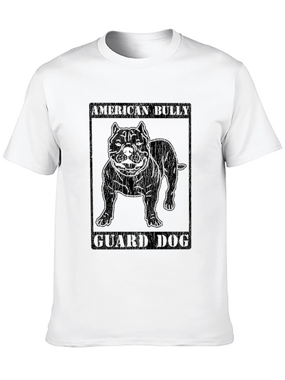 Camiseta Negra American Bully Guard Dog