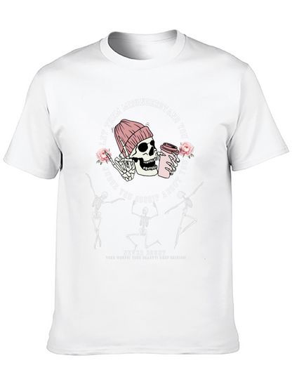 Camiseta Negra Calaveras Bailarinas Never Doubt