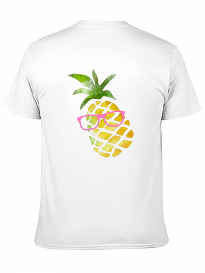 Camiseta Negra Piña con Gafas