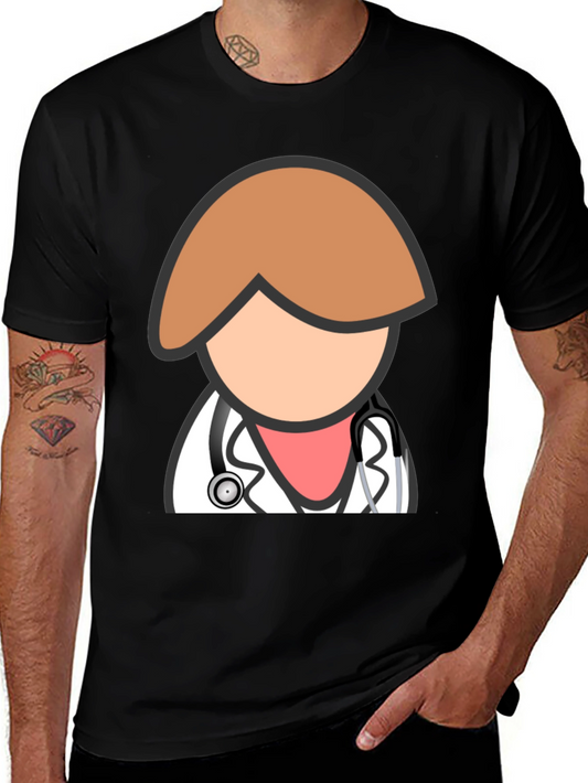 Camiseta Negra Doctor Divertido