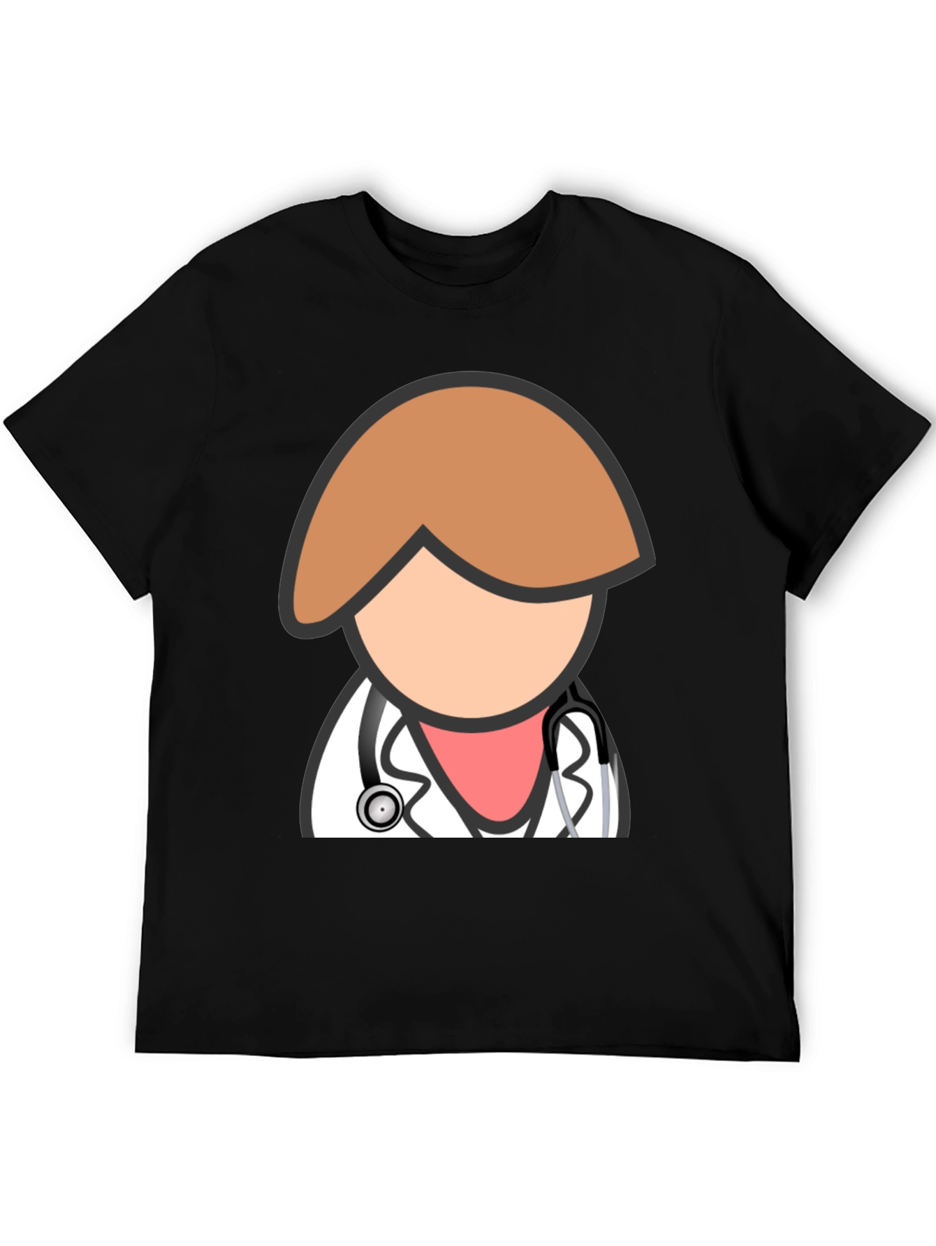 Camiseta Negra Doctor Divertido
