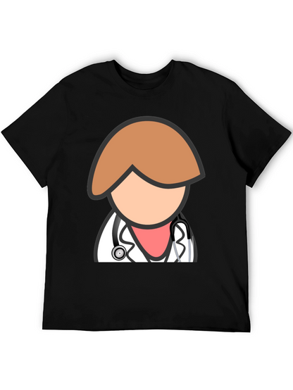 Camiseta Negra Doctor Divertido