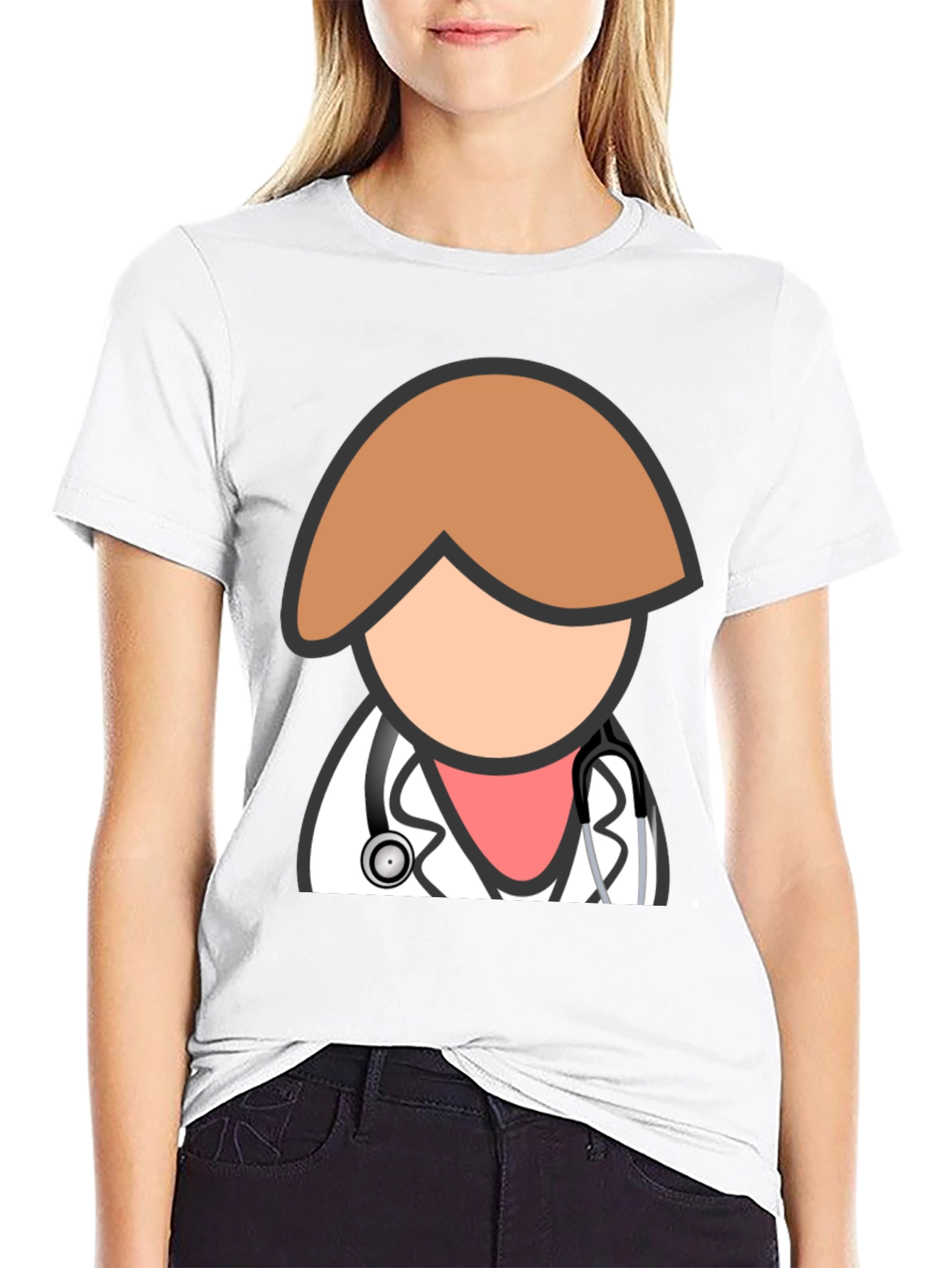 Camiseta Negra Doctor Divertido