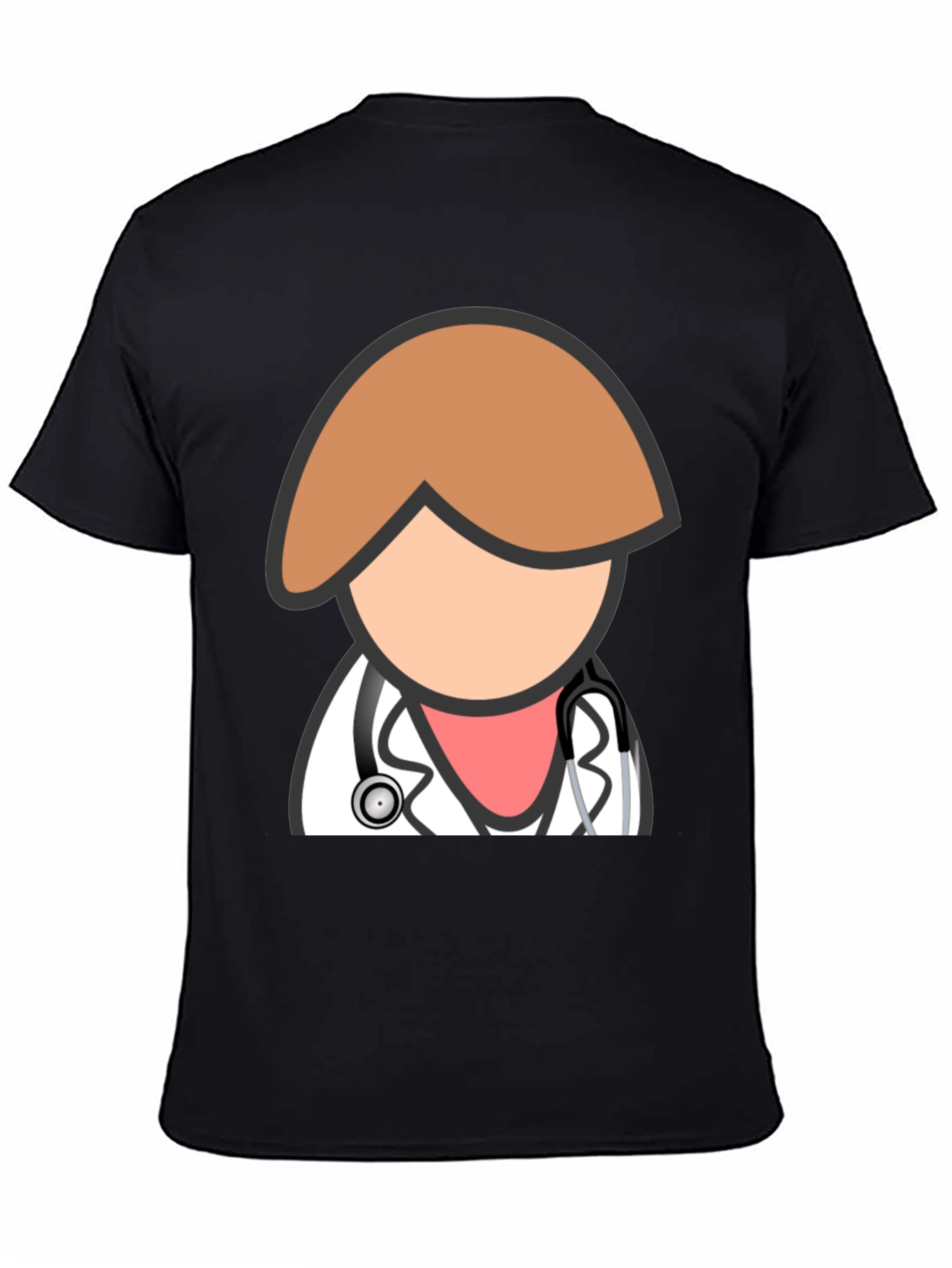Camiseta Negra Doctor Divertido