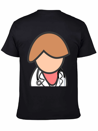 Camiseta Negra Doctor Divertido