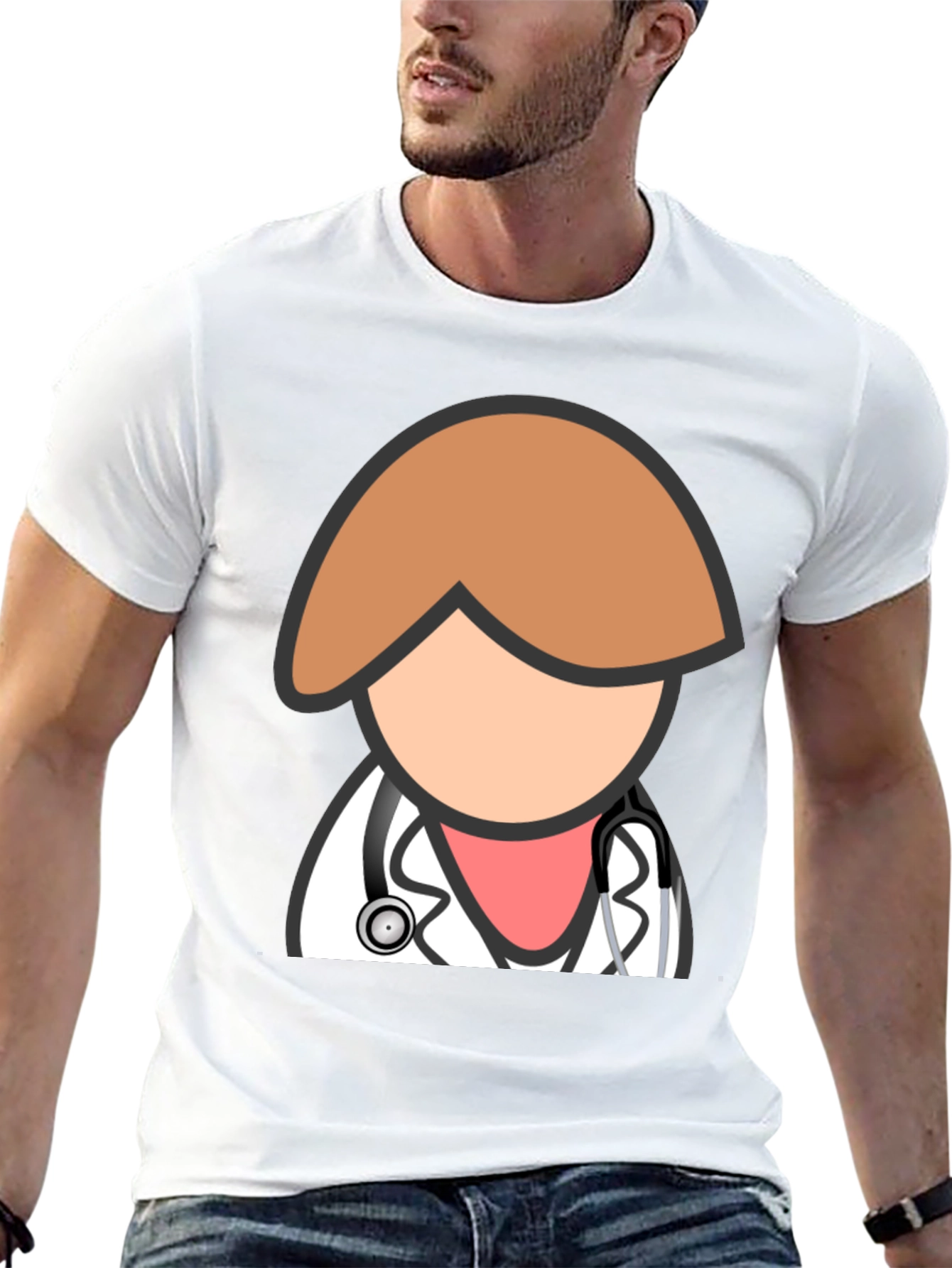 Camiseta Negra Doctor Divertido