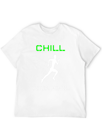 Camiseta Hombre Negra Chill Your Mind
