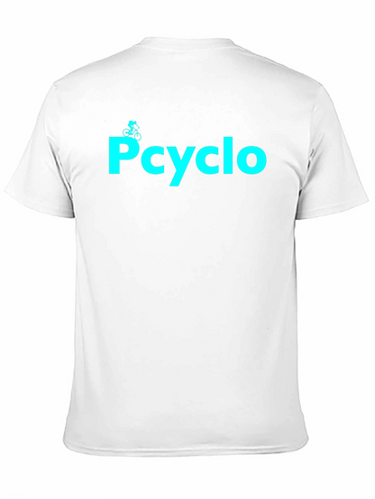Camiseta Negra Pcyclo para Amantes del Ciclismo
