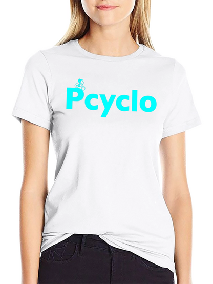 Camiseta Negra Pcyclo para Amantes del Ciclismo