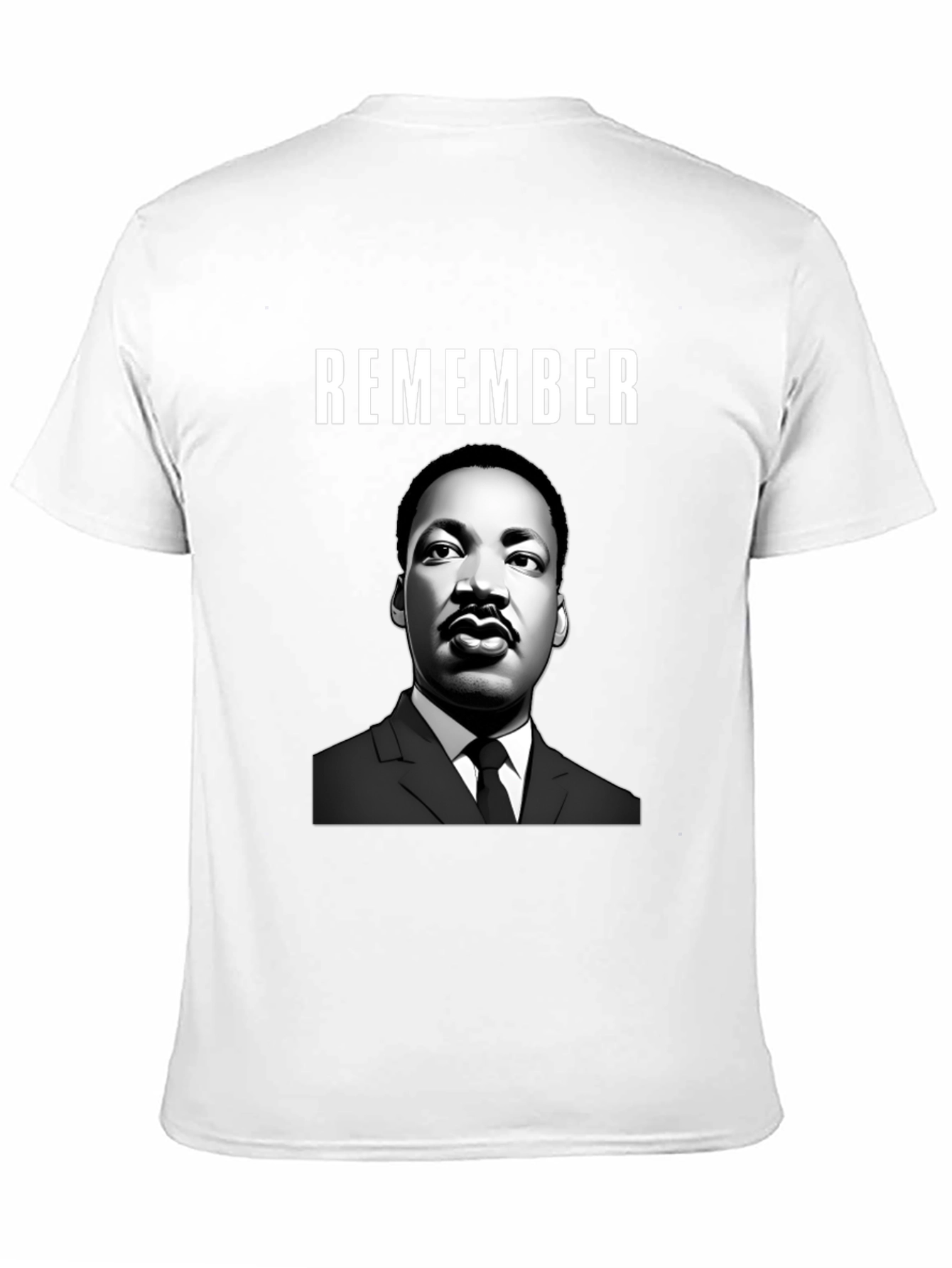 Camiseta Remember MLK - Estilo Casual y Conmemorativo