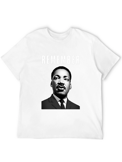 Camiseta Remember MLK - Estilo Casual y Conmemorativo