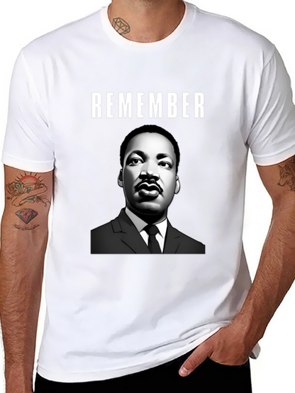 Camiseta Remember MLK - Estilo Casual y Conmemorativo
