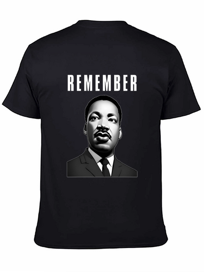 Camiseta Remember MLK - Estilo Casual y Conmemorativo