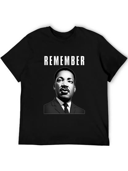 Camiseta Remember MLK - Estilo Casual y Conmemorativo