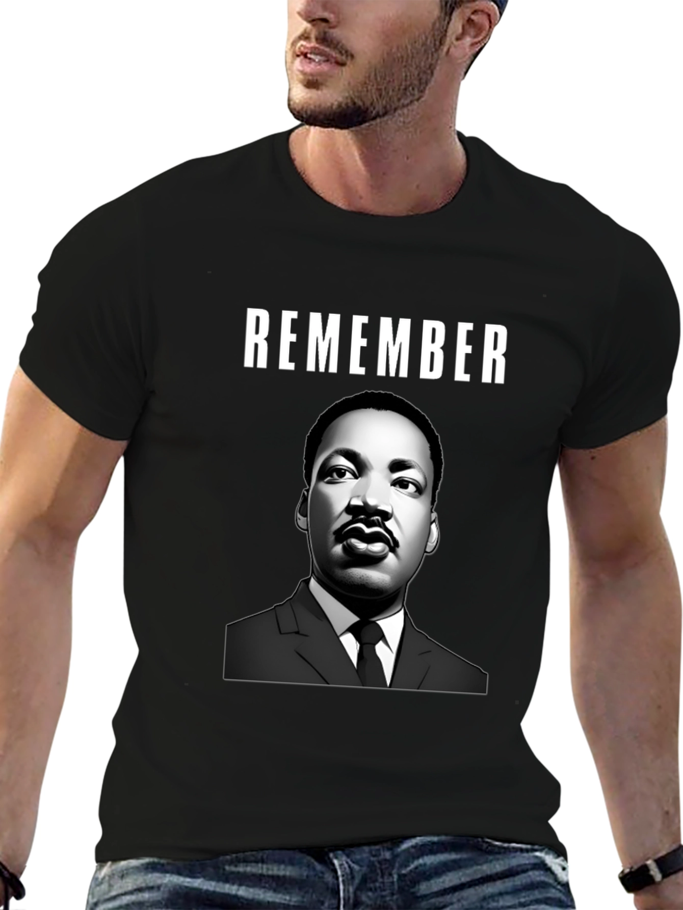 Camiseta Remember MLK - Estilo Casual y Conmemorativo