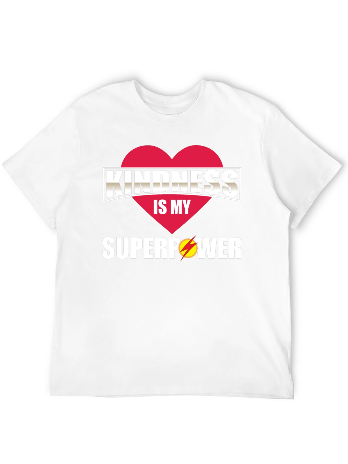 Camiseta Hombre: Bondad mi Superpoder